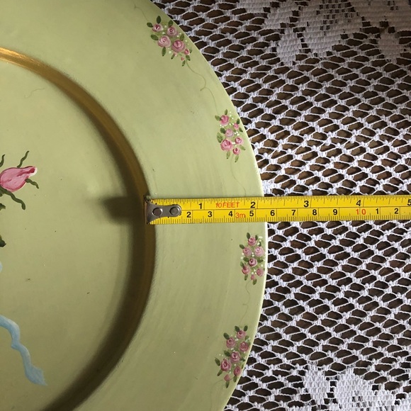 Hand Painted Metal Plate - Picture 7 of 8